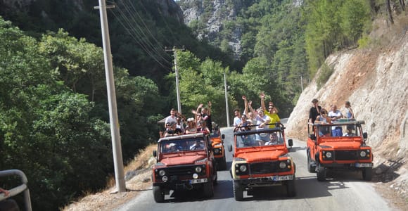 Fethiye Jeep Safari with Canyon, Ruins & Mud Baths