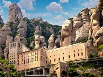 From Barcelona to Montserrat, Cava Cellar, and Sitges