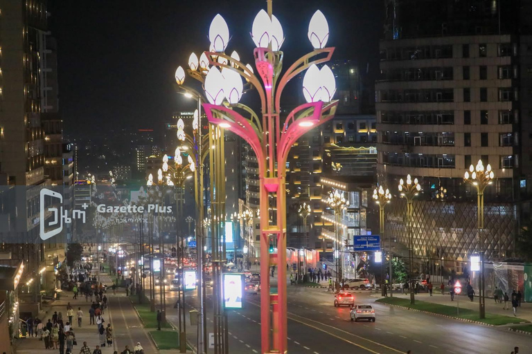 Addis After Dark: Landmarks, Fountains & Tej Tasting