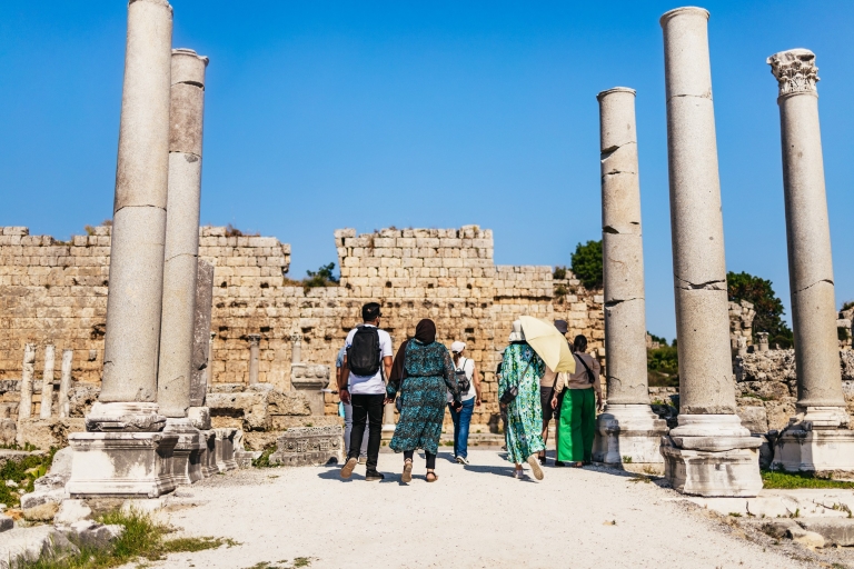 From Antalya: Perge, Side, Aspendos & Waterfalls Guided Tour