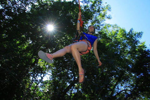 A melhor aventura de Cancún com quadriciclo, tirolesa e cenote!