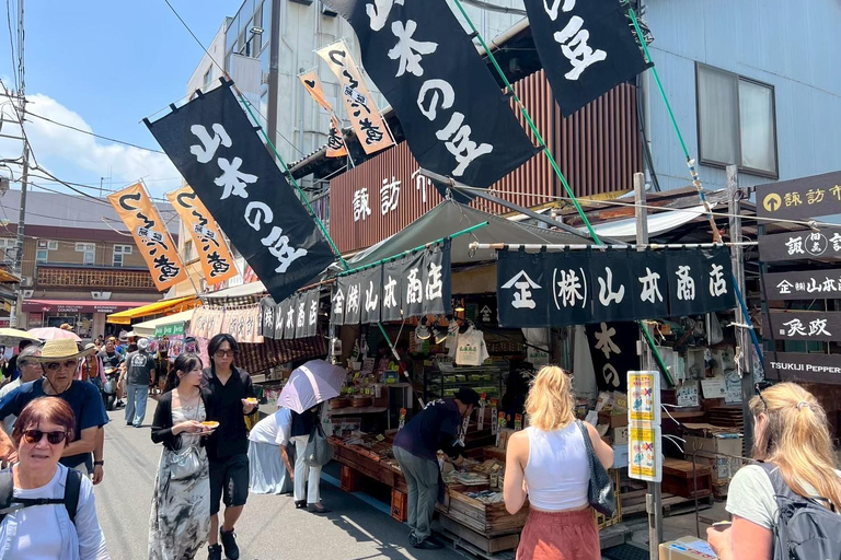 Tokyo: Tsukiji Market Foodie Tour with 5 Tastings