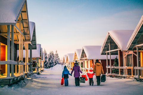 Rovaniemi: Santa Claus Village + Husky & Reindeer Sled Ride