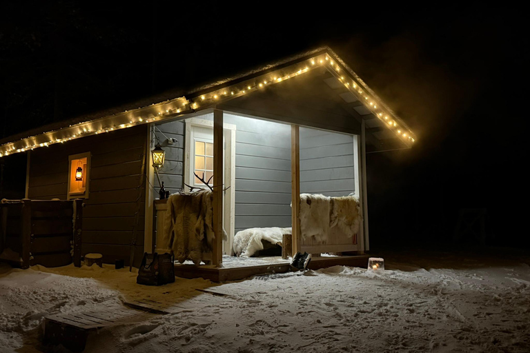 Private Traditional Sauna, Ice Dip and Dinner in the Wild