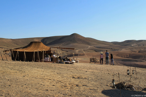 Marrakech: Deserto de Agafay, passeio de camelo e jantar berbere