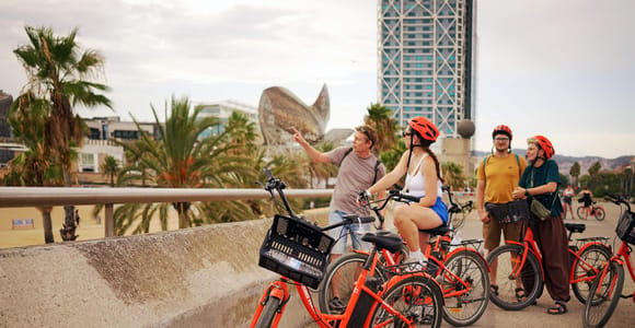 Barcelona: Mediterranean Coast Guided Bike or E-Bike Tour