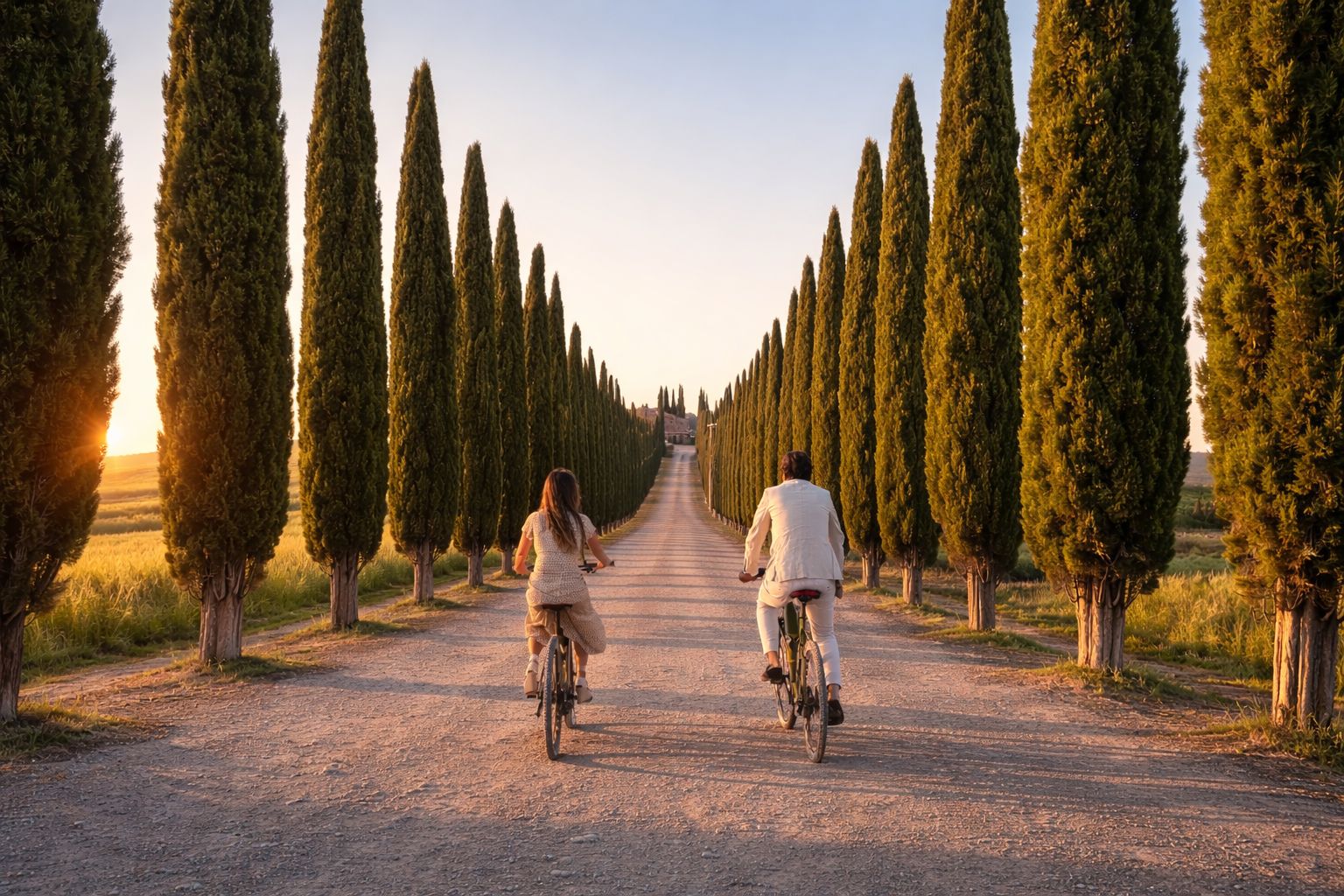 Val d'Orcia und Pienza: Virtuell geführte E-Bike-Tour