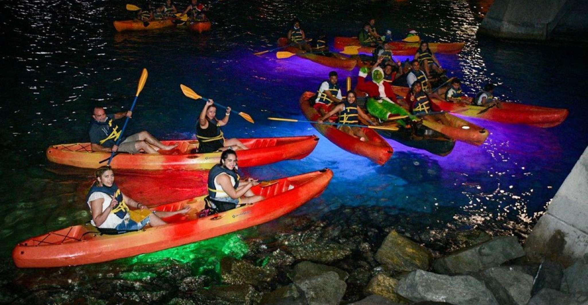San Juan, LED Night Kayak Experience a Condado Lagoon - Hizvo