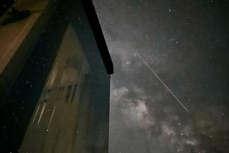 Starlight Stargazing Night in a Mirror House