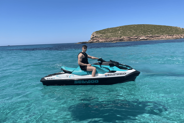 JET SKI TOUR TO Cala Salada FROM Puerto de San Antonio Cala Salada Excursion from Port of San Antonio