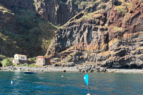 Calheta: Private Catamaran Tour - With Open Bar & Snacks Sunset Tour with Snorkeling & Paddleboarding/ Max 18 people