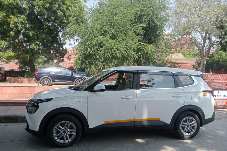 From New Delhi: Private Sunrise Taj Mahal Tour by Car All. Inc. Car + Driver + Tour Guide + Lunch + Tickets