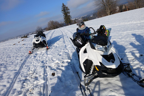 Krakow: Zakopane Snowmobile & Kulig Day Trip with Dinner