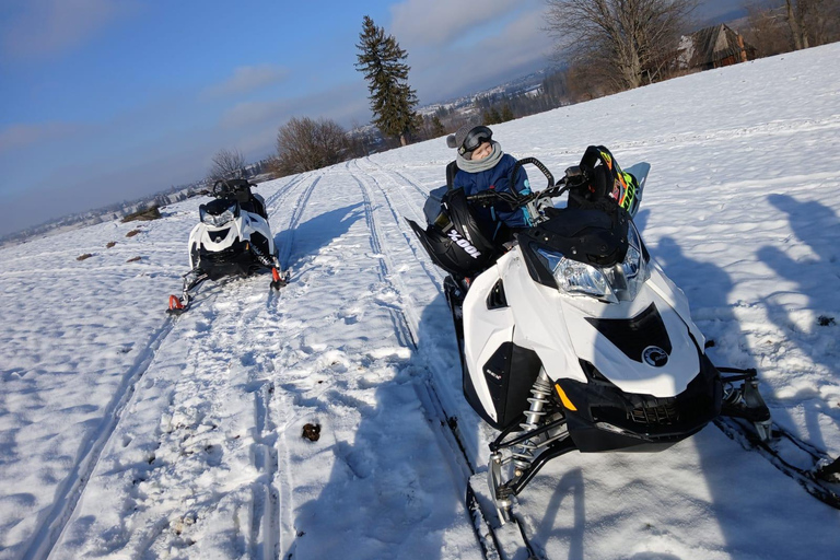 Krakow: Zakopane Snowmobile & Kulig Day Trip with Dinner