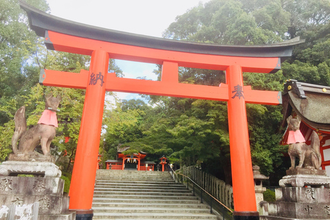 Kioto: Visita guiada al Santuario de Fushimi Inari y al Monte Inari