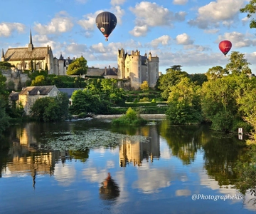 Saumur und die Schlösser der Loire: Flug im Heißluftballon