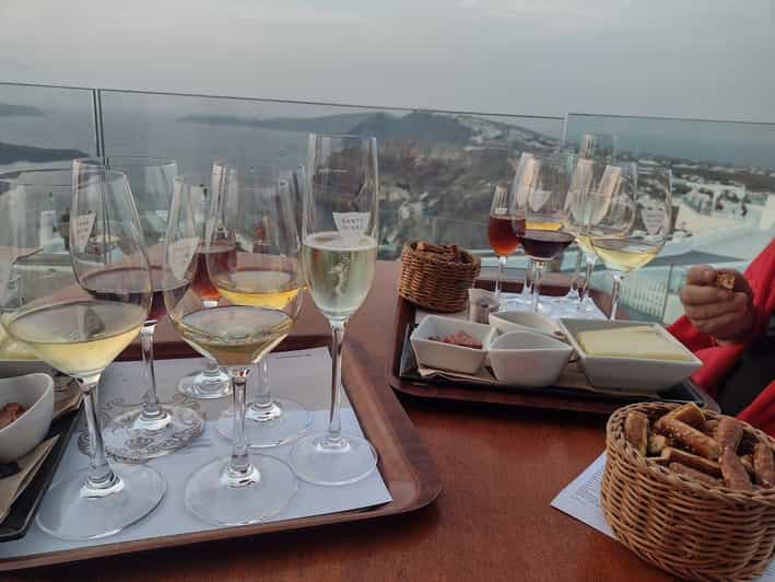 Santorini: 3 Wineries Visit with 11/12 Wines Premium Tasting