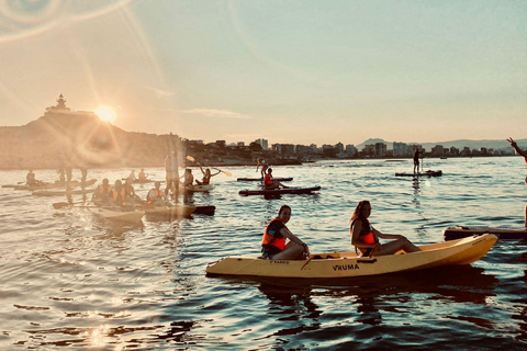 San Juan Beach: Double Kayak rental 2 Hours +Snack and Drink