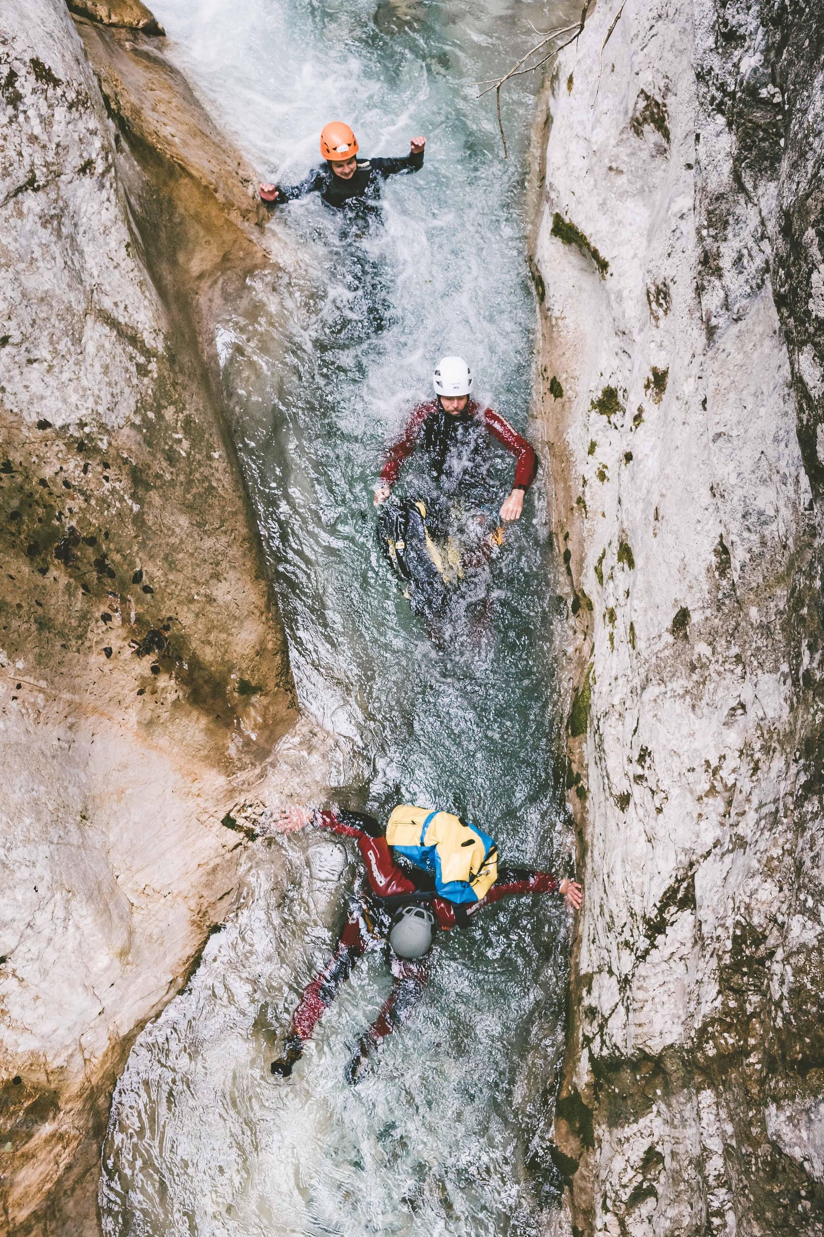 Kärnten/Klagenfurt: Canyoning für Familien in der Tscheppaschlucht