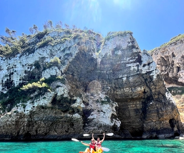Jávea: Cala Portixol Kayak Tour with Snorkel & Cliff Jumping