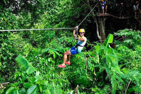 Phuket : Aventuras de ATV, tirolesa e miradouro panorâmico