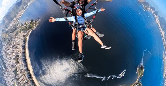 Niterói: experiencia de parapente en el Parque da Cidade + fotos/vídeos GoPro
