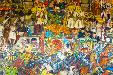 Mexico : visite guidée à pied des fresques murales de Diego Rivera