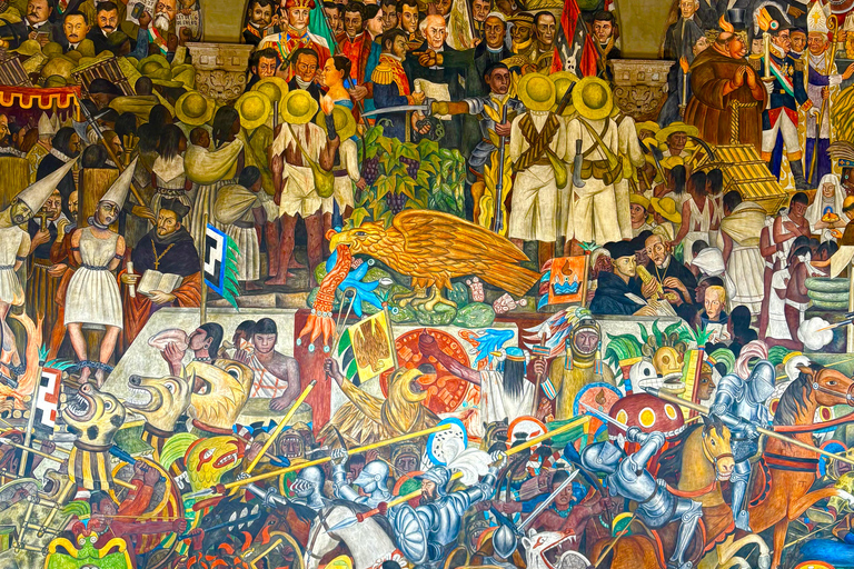 Mexico : visite guidée à pied des fresques murales de Diego Rivera
