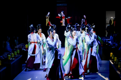 Guangzhou: Silk Road Show with Dinner & Costume Rental SVIP Seat Only Meal
