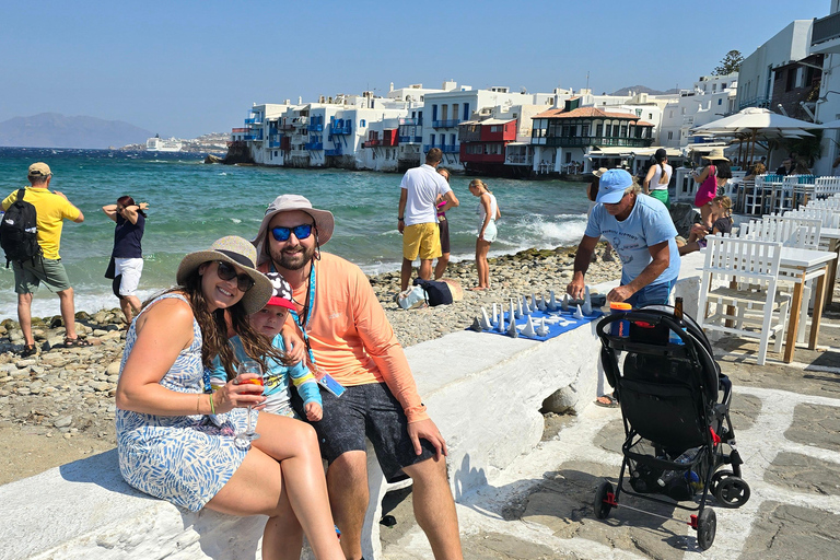 Tour privato di 4 ore dell&#039;isola di Mykonos in minibus di lusso