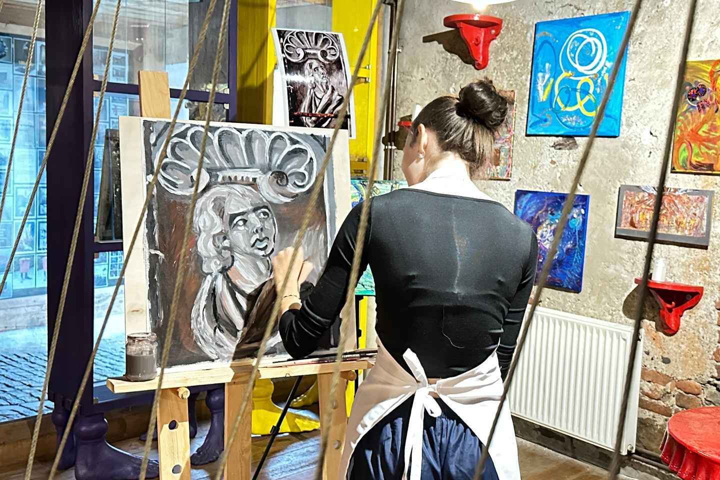 Krumlov Painting Class in St. Jost Church Attic! - Krumlov Painting Class in St. Jost Church Attic!