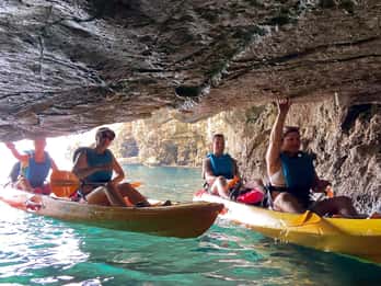 Pula: 3-hrs Kayak, Cliffs & Snorkeling Small Group Adventure