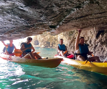 Pula: 3-hrs Kayak, Cliffs & Snorkeling Small Group Adventure