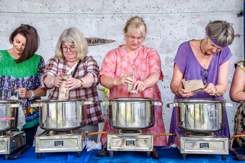 Jaipur: Natürliches Färben, Blockdruck, Tie &amp; Dye Workshop