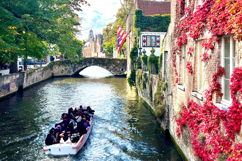 Bruges History Taxi - drive & walk tour (Choose pick up)