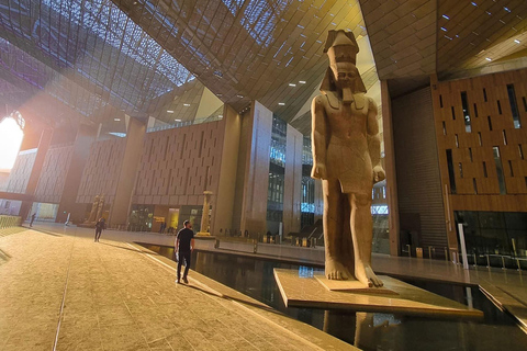 Audio-Guided Exploration: Grand Egyptian Museum & Pyramids