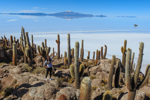 Uyuni: 1-Day Salt Flats, Giant Cacti & Sunset Adventure SPANISH TOUR