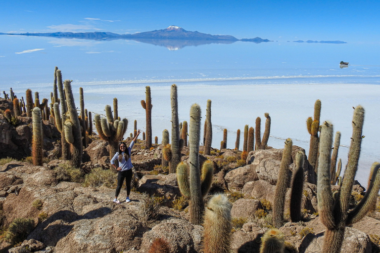 Uyuni: 1-Day Salt Flats, Giant Cacti & Sunset Adventure SPANISH TOUR