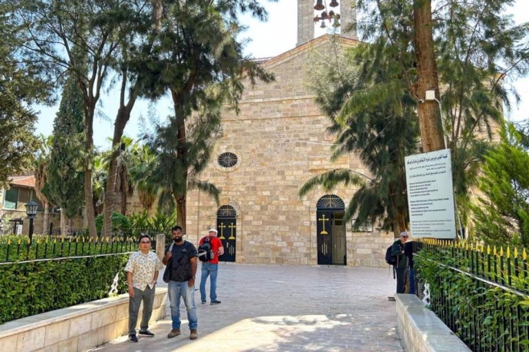 Amman : Visite privée de Madaba, du Mont Nebo et du site de baptêmeTransport avec billets d'entrée