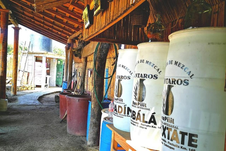 Puerto Escondido: Mezcal, Kaffee und eine WebereiPuerto Escondido: Mezcal, Kaffee und eine Fabrik für Tretwebstühle