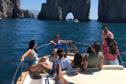 Capri Day Trip from Sorrento private boat free drink