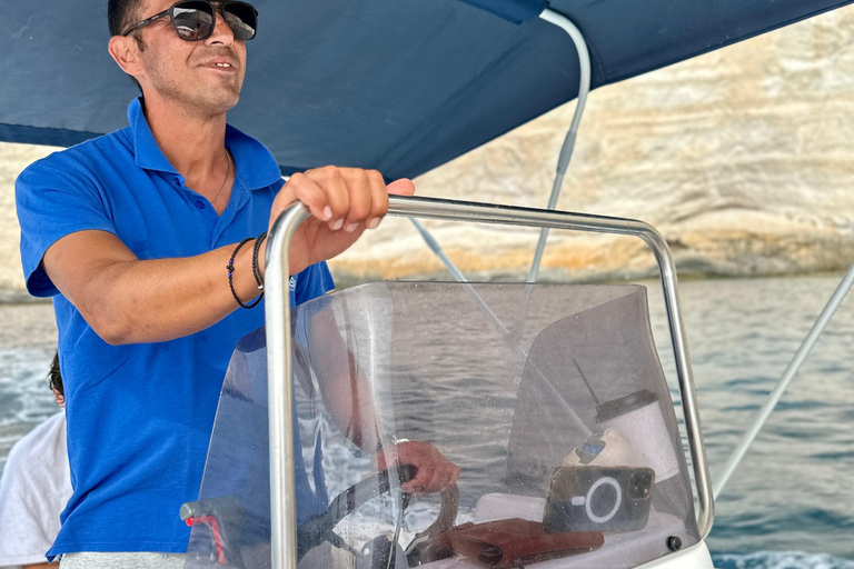 Glass-Bottom Boat Trip to Shipwreck Beach & Blue Caves Shared Glass-Bottom Cruise to Shipwreck & Caves