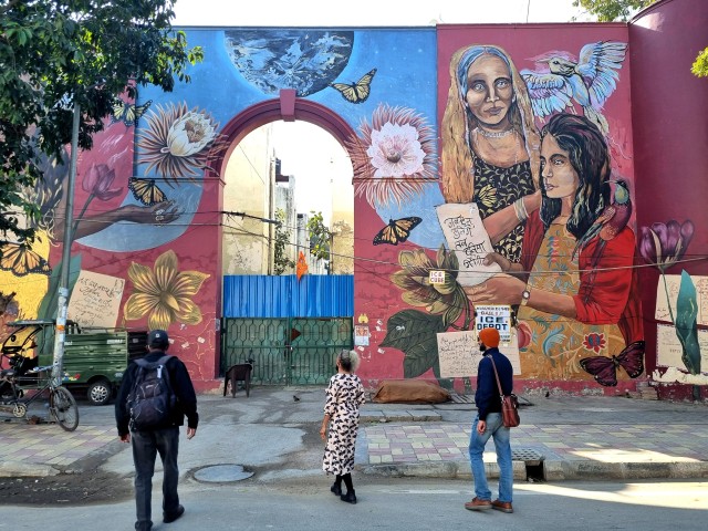 Visit Delhi Street Art Tour Explore the Murals & Visit a Stepwell in Delhi