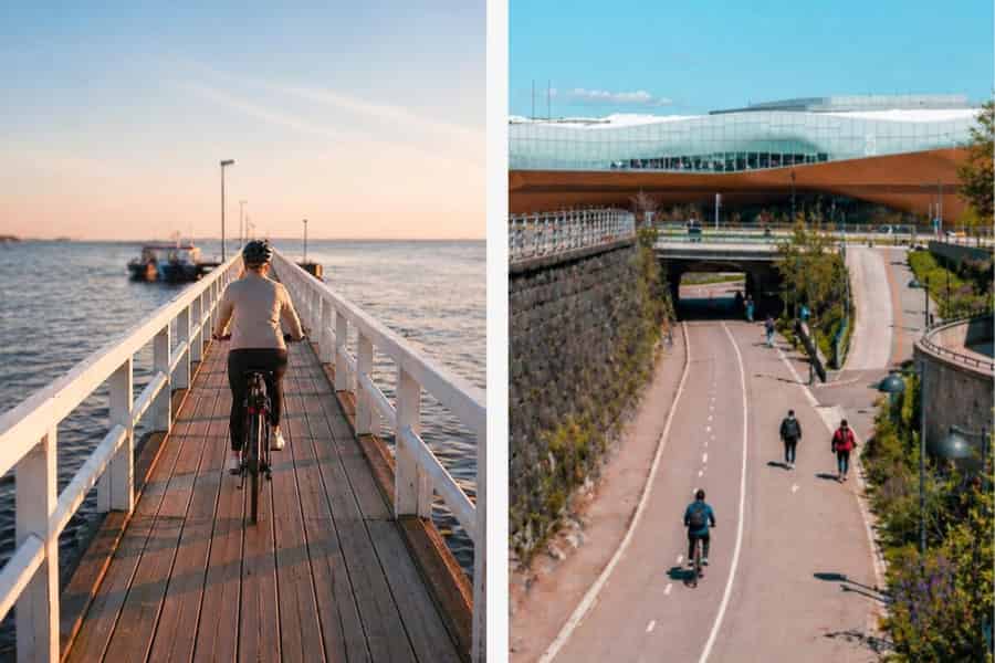 E-Bike-Tour für 2 Personen mit einem lokalen Helsinki-Guide (private Tour). Foto: GetYourGuide