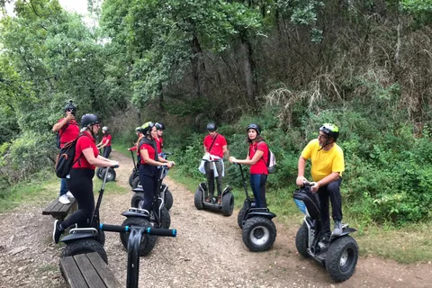 Caminhada de Segway 2h00 Aix les Bains entre o lago e a floresta