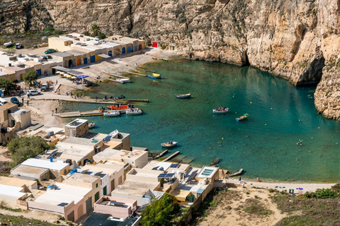 From Malta: Comino and Gozo Boat Tour with Blue Lagoon Stop