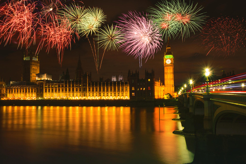 London New Years Eve Fireworks Cruise on the Silver Sockeye