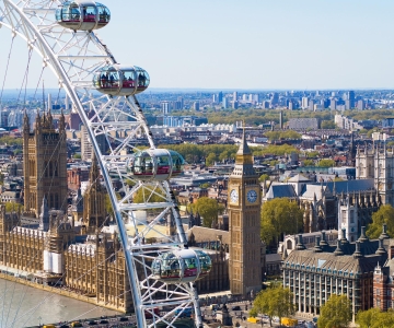 London: Indgangsbillet til London Eye