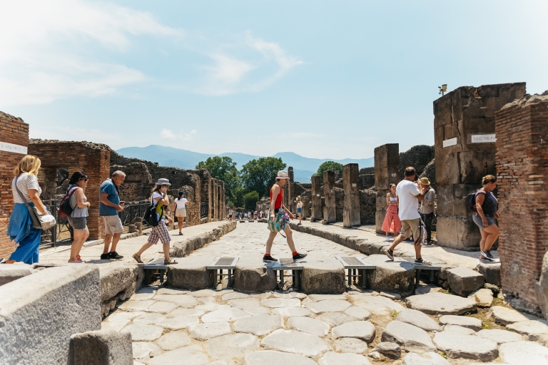 Ab Neapel: Ruinen von Pompeji & Vesuv TagestourTour auf Englisch Live Guide mit Hotelabholung
