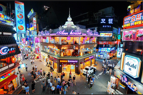 Seoul Night Tour Myeongdong, Han River Yacht Cruise, Itaewon